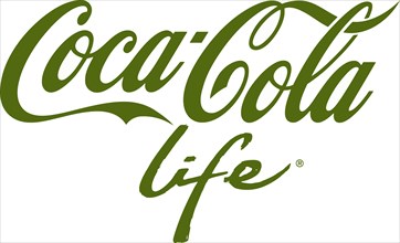 Green Coca-Cola life logo
