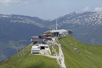 Mountain station of the Kanzelwandbahn