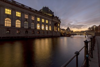 Bode-Museum at the waterfront of the river Spree