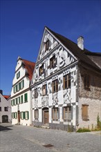 Historical house facades in the old town