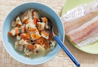 Hot fish soup