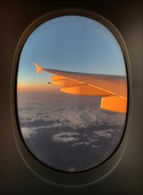Window seat in airplane