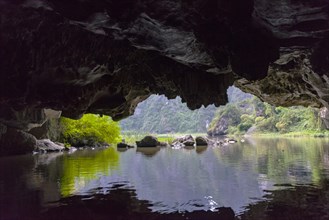 View from a karst cave
