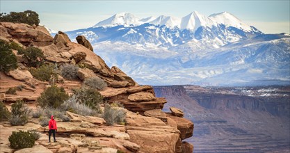 View from Grand View Point to La Sal Mountains