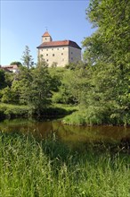 Trausnitz Castle on the river Pfreimd