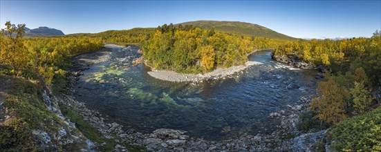 River bend in Abiskojokk