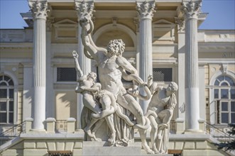 Marble sculptural group Laocoon in front of Odessa Archaeological Museum