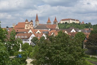 Ellwangen with Ellwangen castle