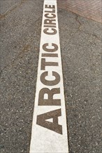 Arctic Circle marking