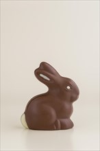 Easter bunny made of chocolate