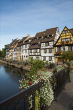 Timbered houses and canal