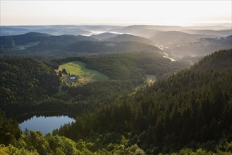 View east towards Feldsee from Feldberg