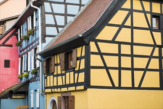 Colourful half-timbered houses