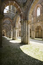 Ruins of the Cistercian Monastery Abbey of Saint Galgano