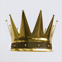 Golden crown with twelve points