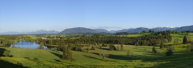 Bichelbauernfilz Nature Reserve with lake Schwaigsee