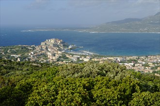 View of Notre Dame de La Serra to Calvi
