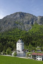 Mariastein with pilgrimage church and bergfried or keep in Kufstein