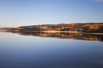 Mohne Reservoir in autumn