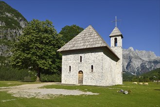 Historic catholic church in Theth