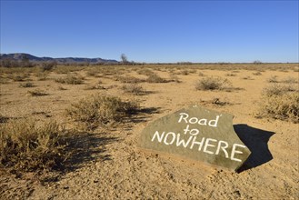 Road to nowhere sign