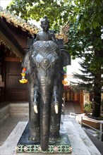 Elephant statue at Wat Phrathat Doi Suthep