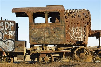 Rusted locomotive