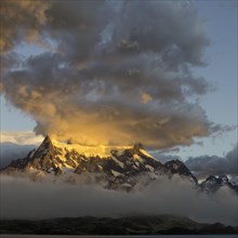 Sunrise over Cuernos del Paine
