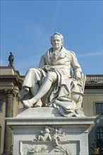 Alexander von Humboldt statue in front of Humboldt University