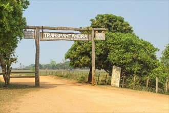 Gateway to the Transpantaneira road