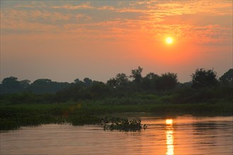 Cuiaba river at sunrise