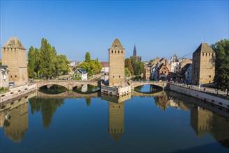 River Ill at Ponts Couverts bridges, Strasbourg