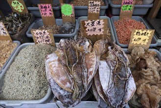 Dried fish in front of a store in Chinatown