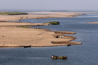 Riverbank of Irrawaddy or Ayeyarwaddy