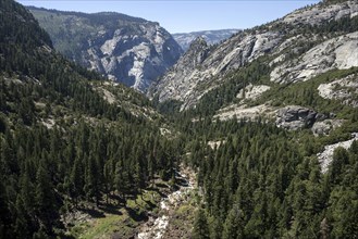 View from the Nevada Fall to the Merced River