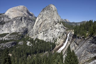View from John Muir Trail to Nevada Fall