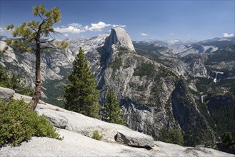 View from Glacier Point to Half Dome