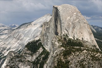 View from Glacier Point to Half Dome