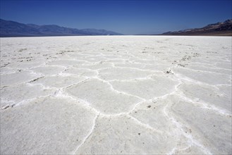 Salt crust in Badwater Basin salt pan