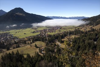 View of Ostrach Valley