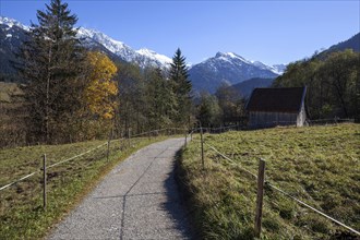 Hiking path near Hinterstein