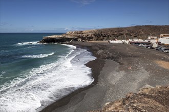 Fishing village Ajuy to the beach Playa de los Muertos