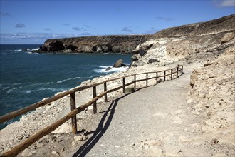 Path along the cliffs in Ajuy