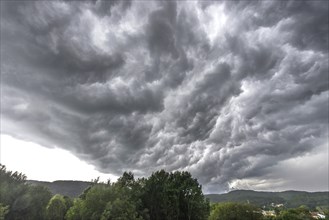 Storm clouds in St.Veit