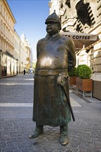 Statue of fat policeman