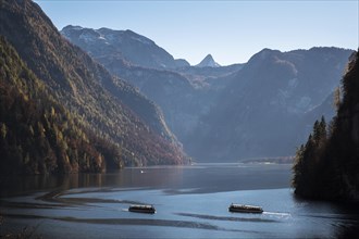 Excursion boats on the Konigsee