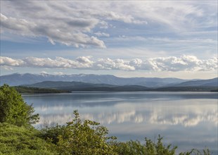 Ogosta reservoir overlooking the Balkan Range