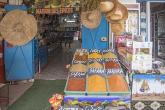 Shop with spices in Midoun