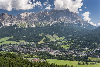 View towards Cortina d'Ampezzo