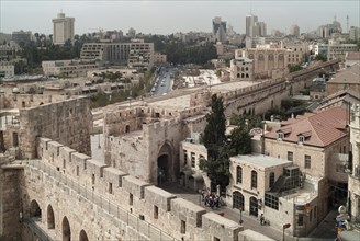 Jaffa Gate and city wall